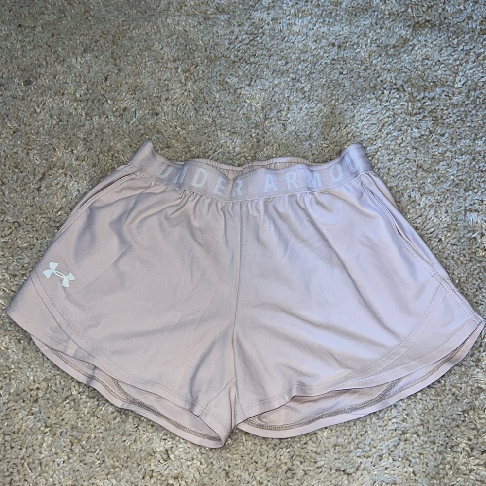 Under Armour soft pink shorts